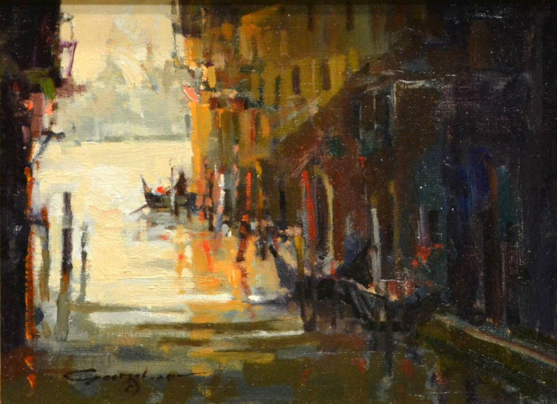 TED GOERSCHNER (MASS/CALI 1933-2012) PAINTING (1 of 3)