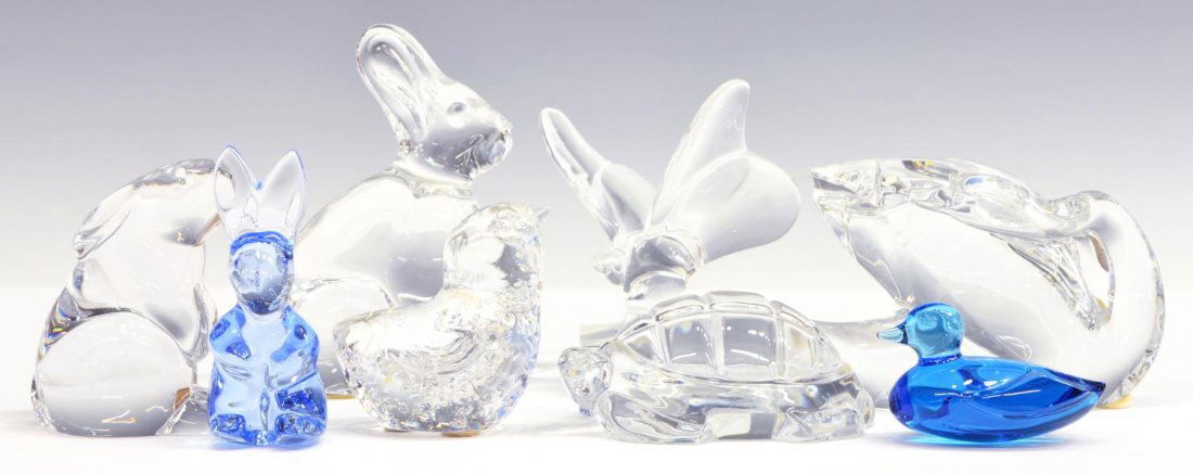 (8) BACCARAT CRYSTAL ANIMAL FIGURES (1 of 10)