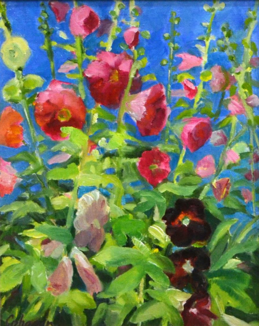 LYNN COHAGAN (AUSTIN TX 20TH C) OIL PAINTING (1 of 3)