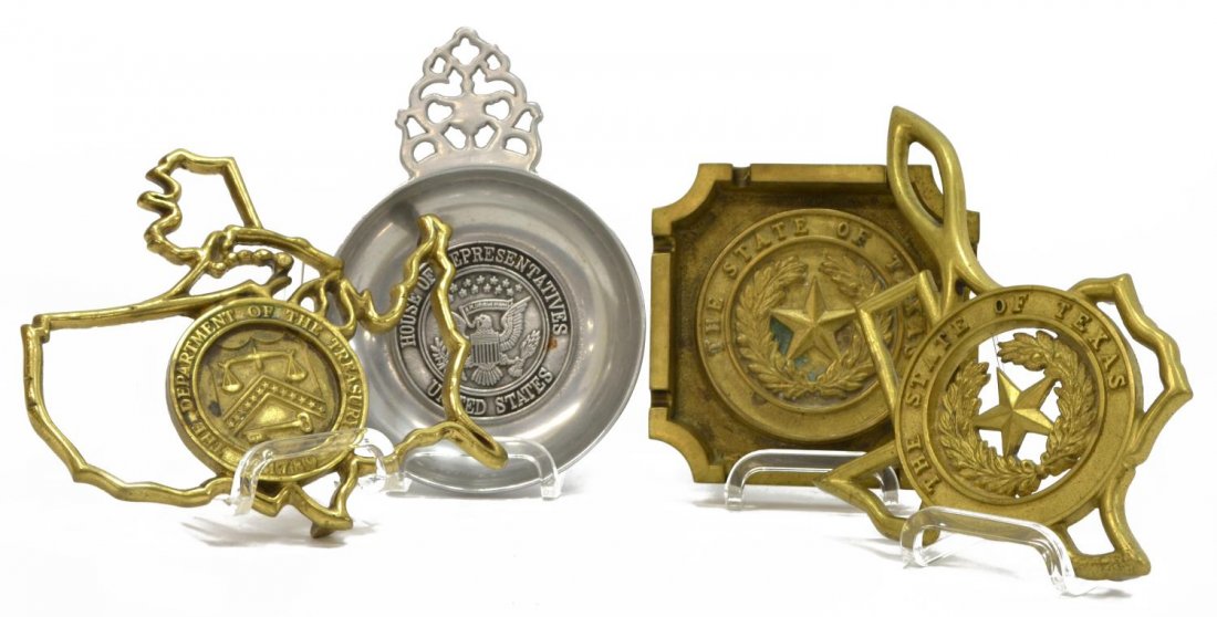 (4) COLLECTION OF TEXAS GOVERNMENT METALWARE (1 of 9)