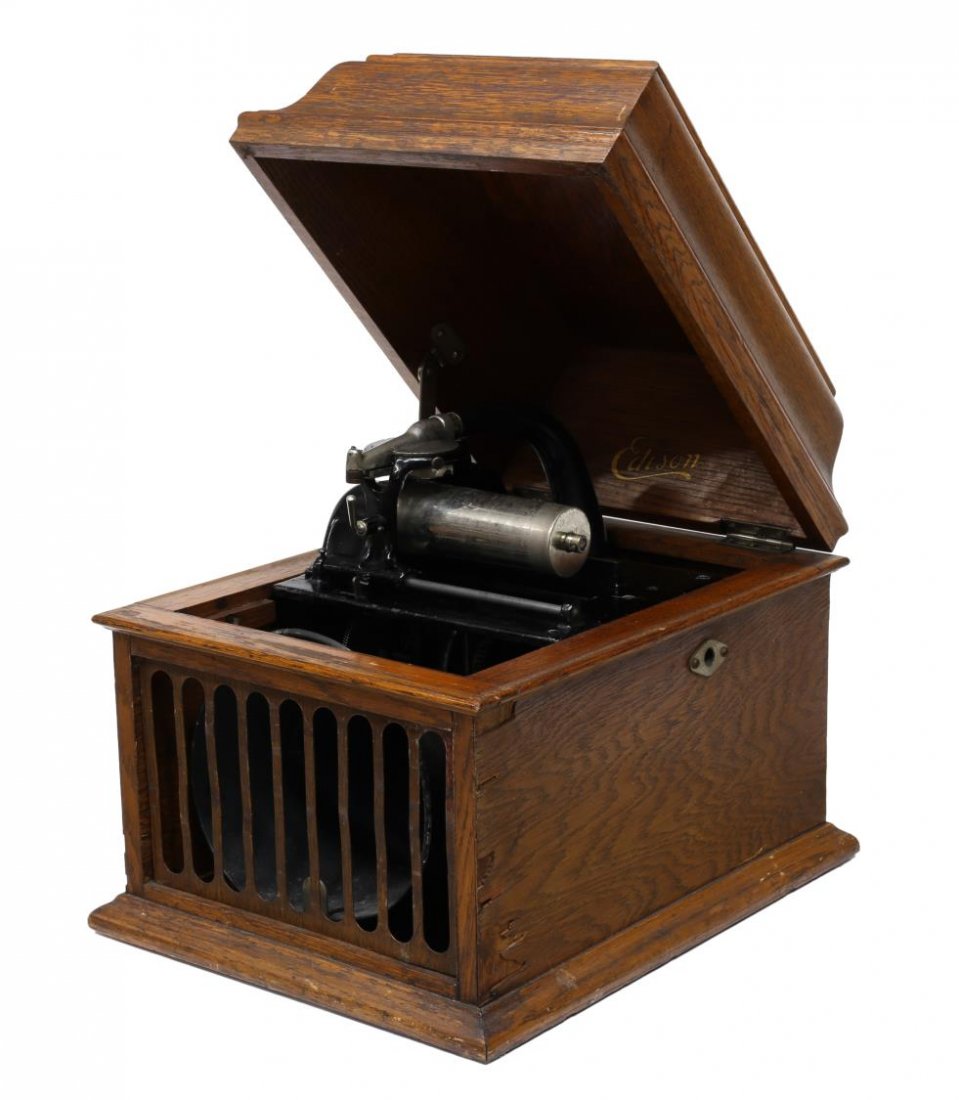 THOMAS EDISON AMBEROLA 30 CYLINDER PHONOGRAPH (1 of 7)