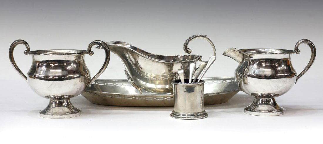 (9) ENGLISH & AMERICAN STERLING SILVER TABLE ITEMS (1 of 6)