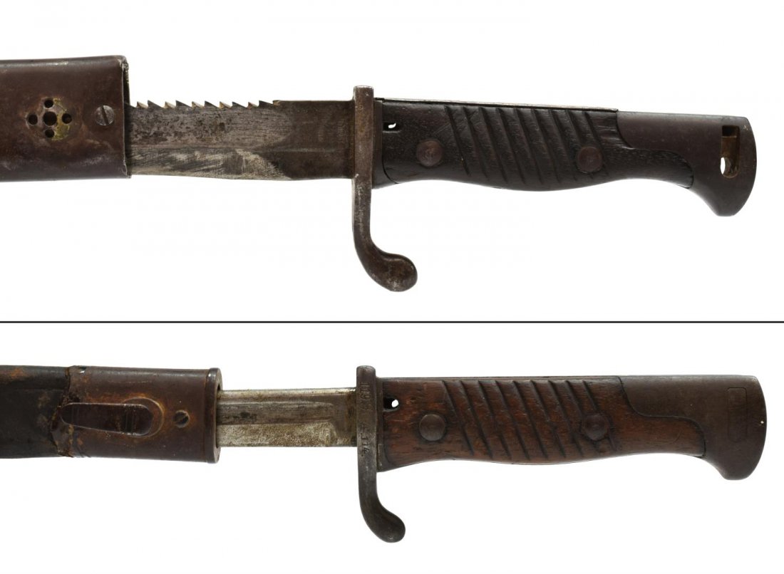 (2)GERMAN BAYONETS, S98 & S98/05 BUTCHER SAW BLADE (1 of 8)