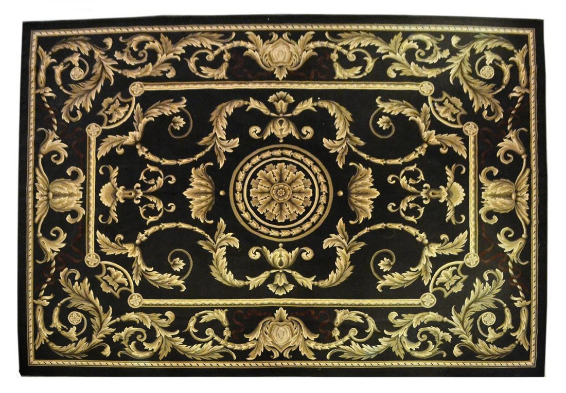 AUBUSSON NEEDLEPOINT RUG 10', 14' (1 of 2)