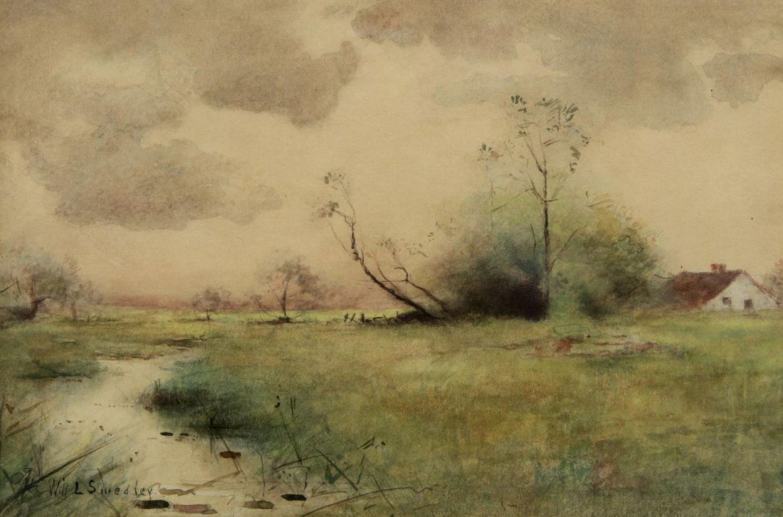 PAINTING: LANDSCAPE, WILL L. SMEDLEY (1871-1958) (1 of 4)