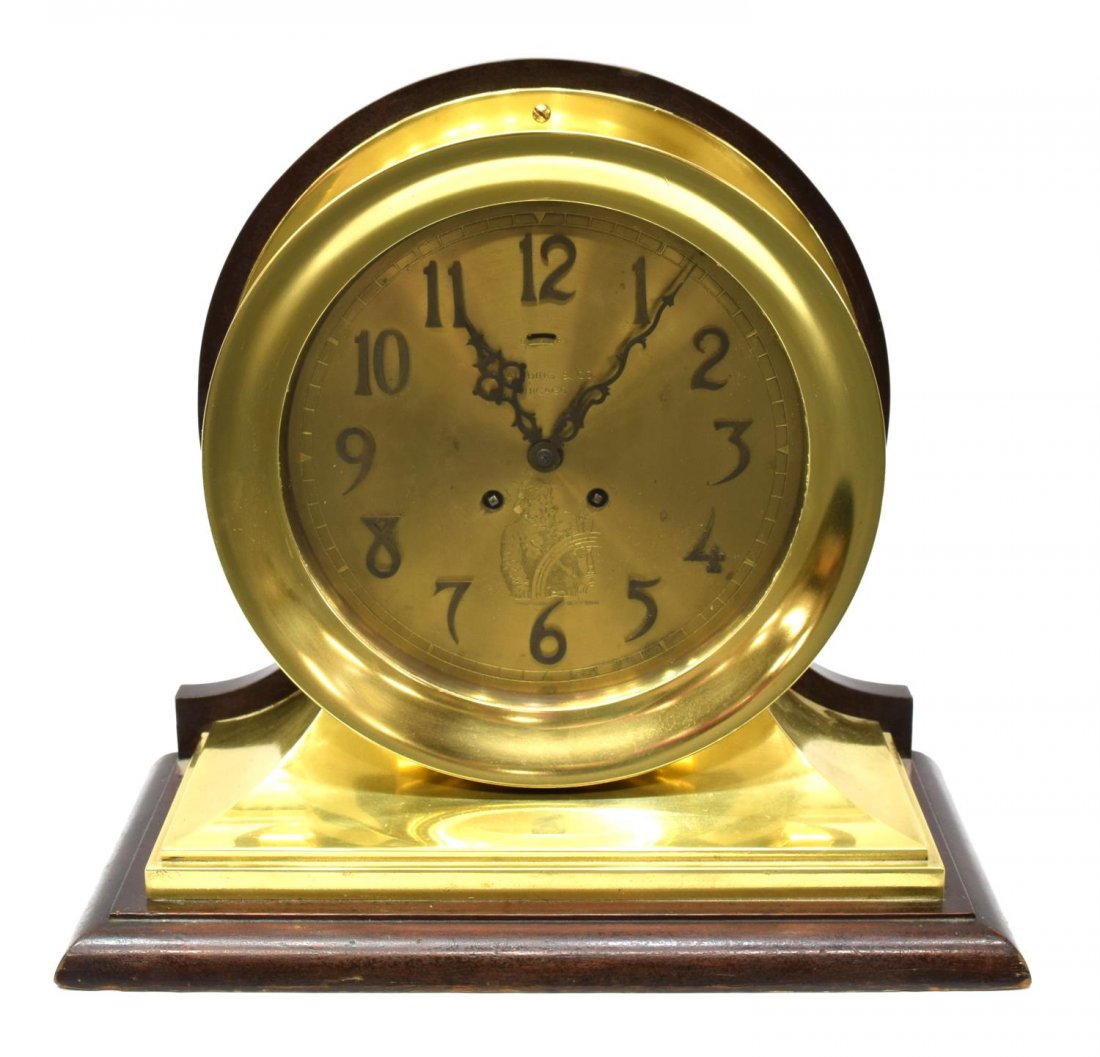 CHELSEA BRASS SHIPS BELL CLOCK, 1905-09 (1 of 6)