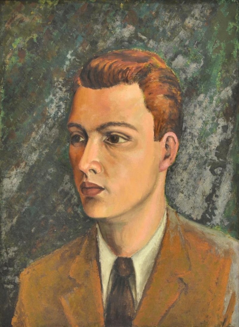 FRAMED OIL ON CANVAS DOUBLE PAINTING, 20TH CENTURY (1 of 3)