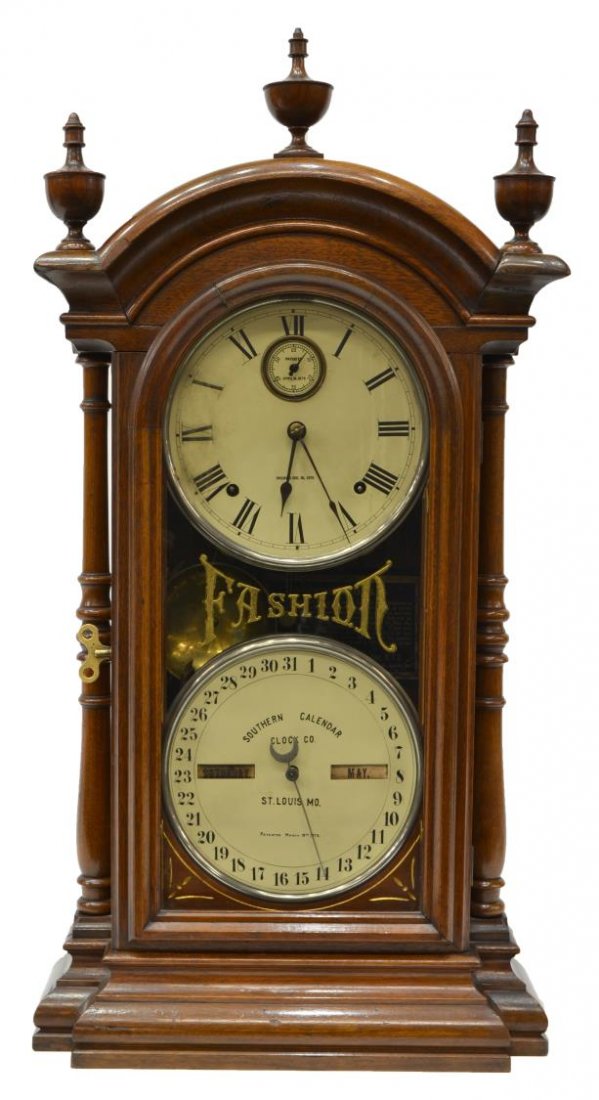 SOUTHERN FASHION CALENDAR CLOCK, MODEL 4 (1 of 5)