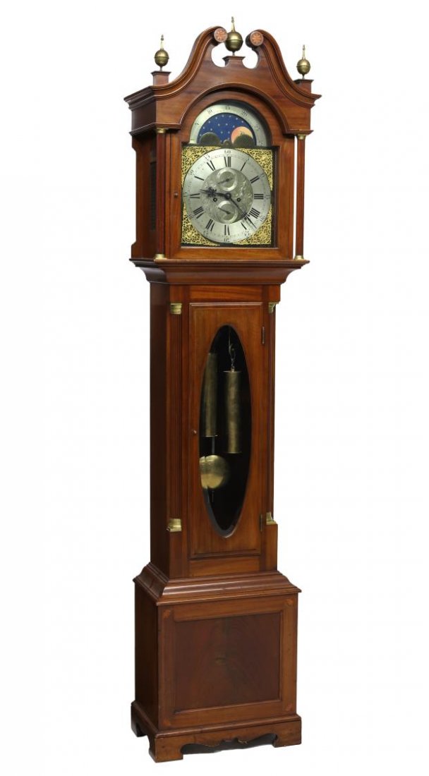 AMERICAN BIGELOW, KENNARD & CO. GRANDFATHER CLOCK Mar 13, 2016 Austin Auction Gallery in TX