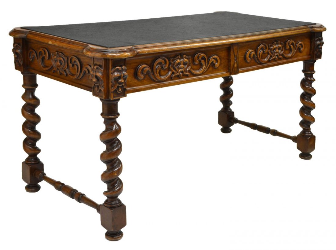 FINE FRENCH HENRI II WRITING DESK (1 of 6)