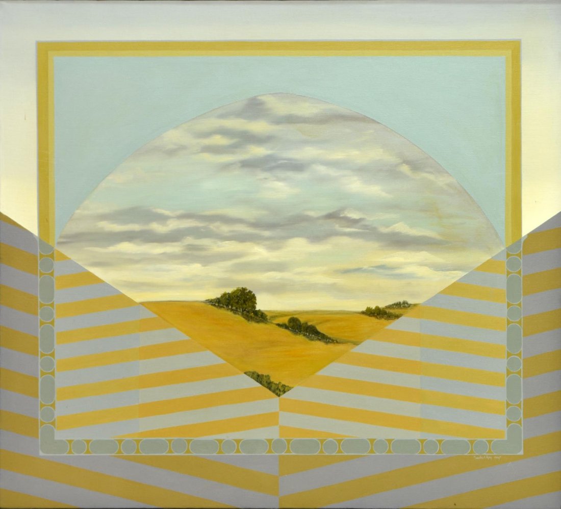 GERALD ROY (AMERICAN B. 1938) LANDSCAPE PAINTING (1 of 3)