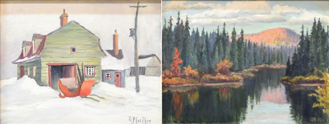 (2) GORDON PFEIFFER (1899-1983) CANADA PAINTINGS (1 of 9)