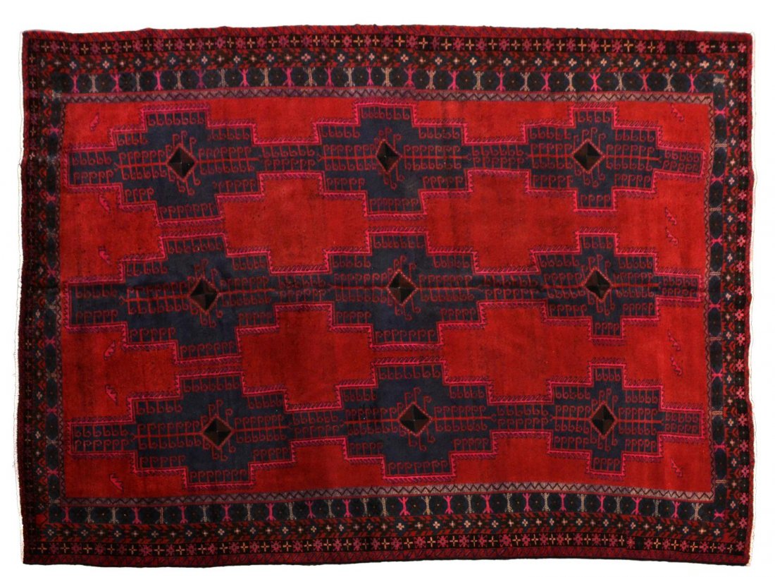 HAND TIED PERSIAN WOOL SIRJAN RUG 11'3" X 8' (1 of 3)