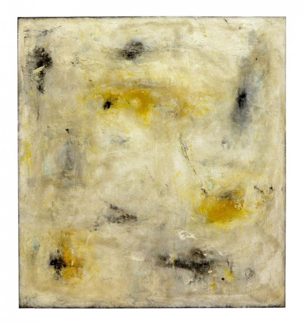 MICHELLE Y. WILLIAMS, ABSTRACT PAINTING ON CANVAS: Unframed painting on canvas, Abstract, signed, dated at verso Michelle Y Williams (Texas) , 2011, approx. 54"h, 48"w Start Price: $150.00