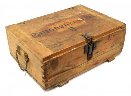 german wwii wood ammunition box