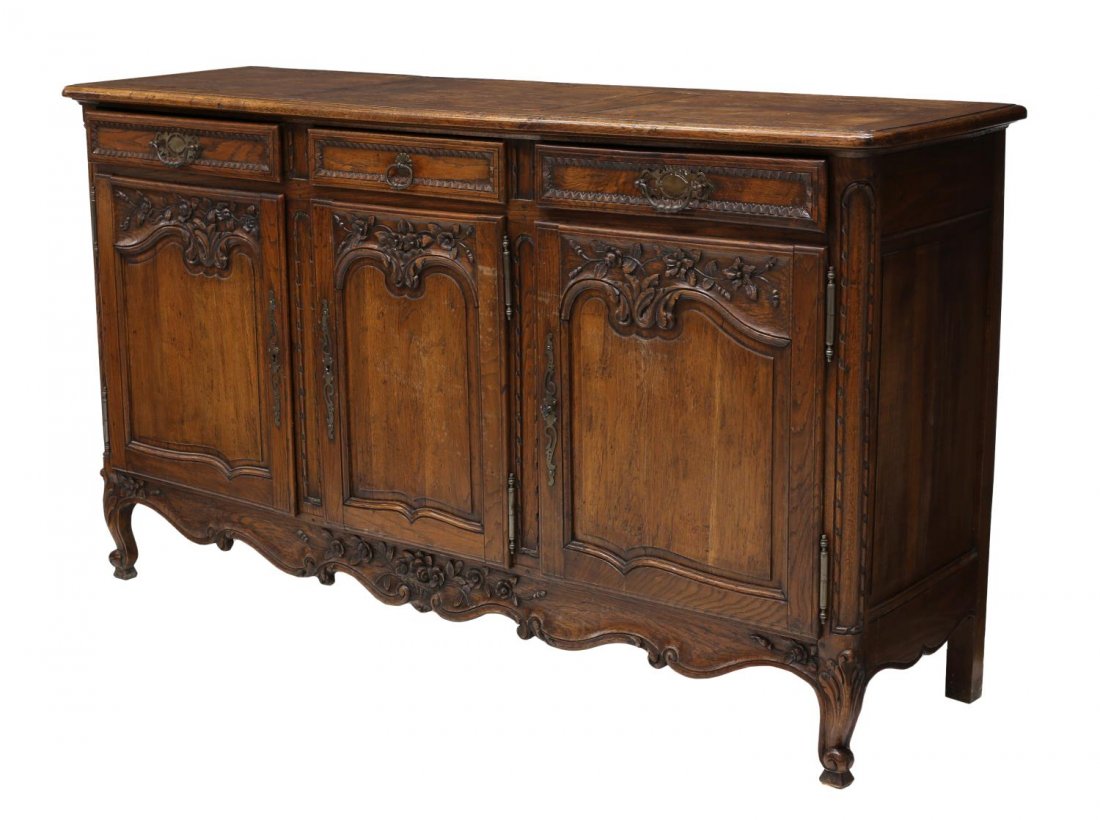FRENCH LOUIS XV STYLE SIDEBOARD (1 of 5)