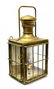 (2) FRENCH ELECTRIFIED BRASS SHIP LANTERNS - 2
