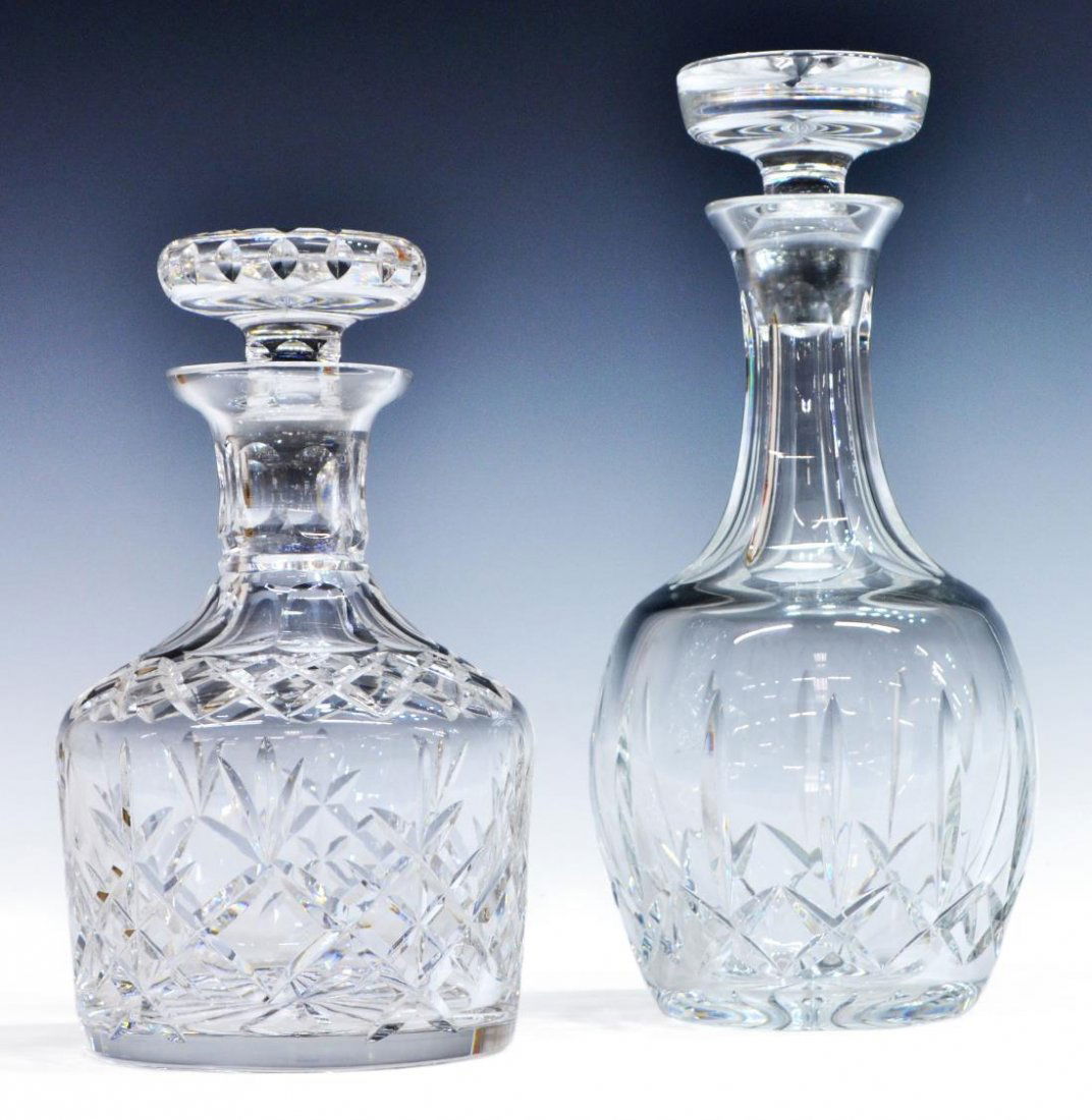 (2) CUT CRYSTAL DECANTERS, EDINBURGH & ATLANTIS (1 of 4)