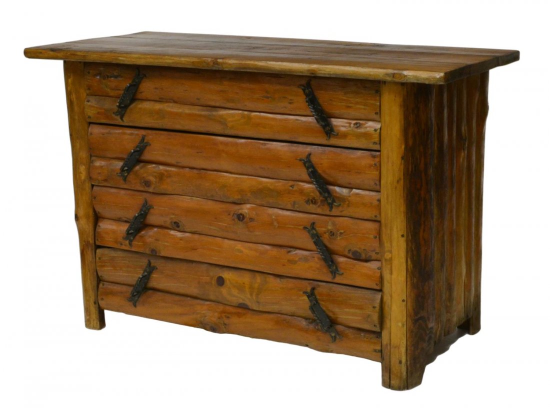 ITALIAN TYROLIAN RUSTIC COMMODE (1 of 4)