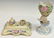 GROUP PARCEL GILT PORCELAIN TABLE ARTICLES - 8