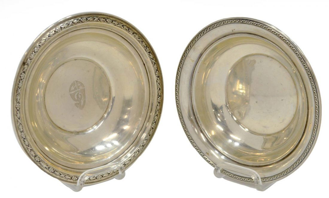 (2) WALLACE & GORHAM STERLING SILVER SERVING BOWLS (1 of 9)