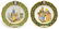 (2) FRENCH PORQUIER-BEAU QUIMPER FAIENCE PLATES