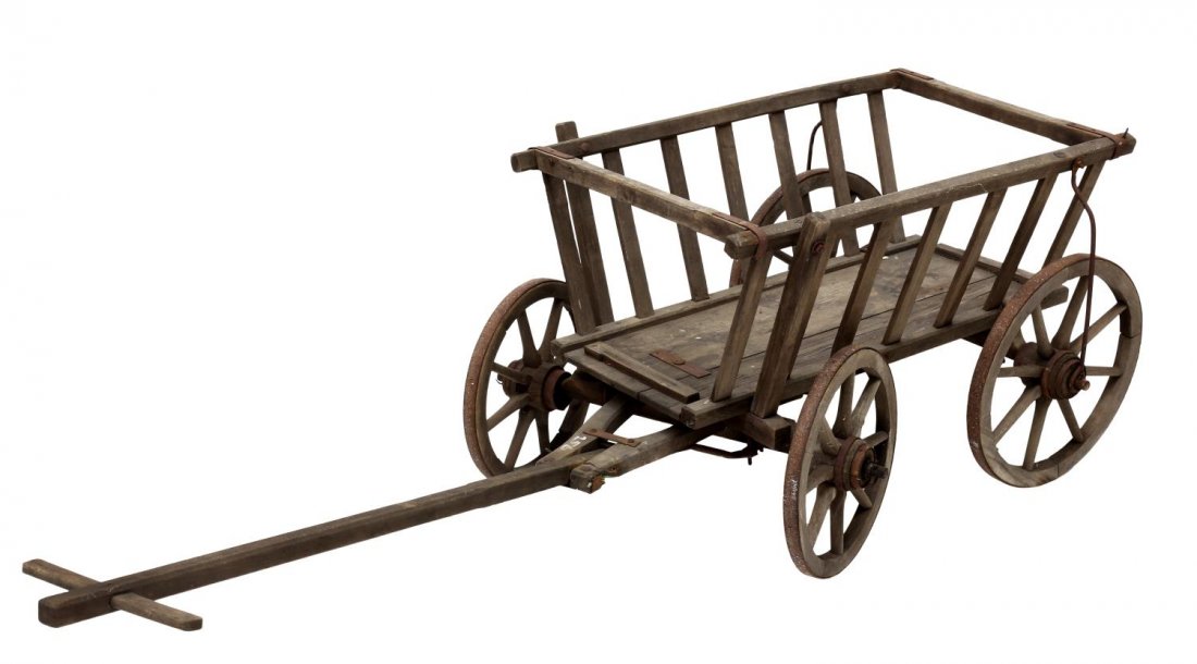 EASTERN EUROPE PEASANT CART, EARLY 20TH C. (1 of 3)