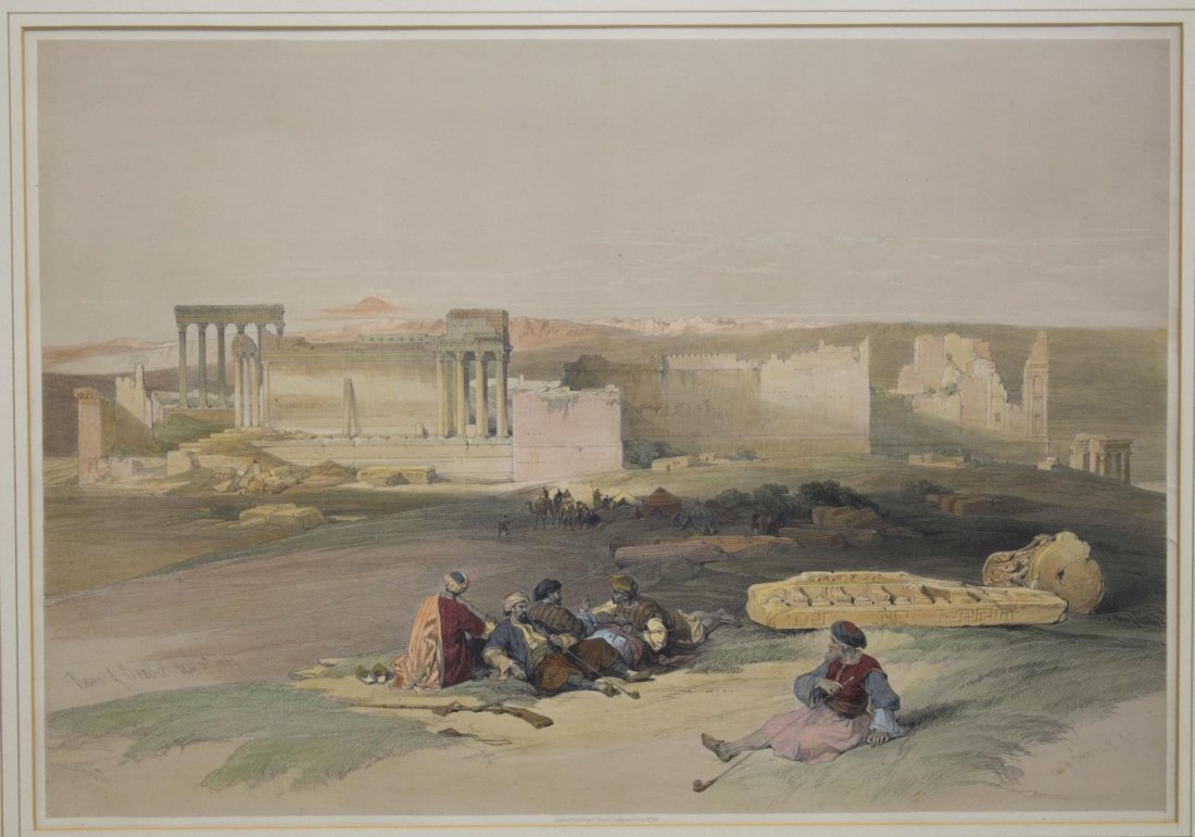 DAVID ROBERTS (1796-1864) COLOR LITHOGRAPH (1 of 5)
