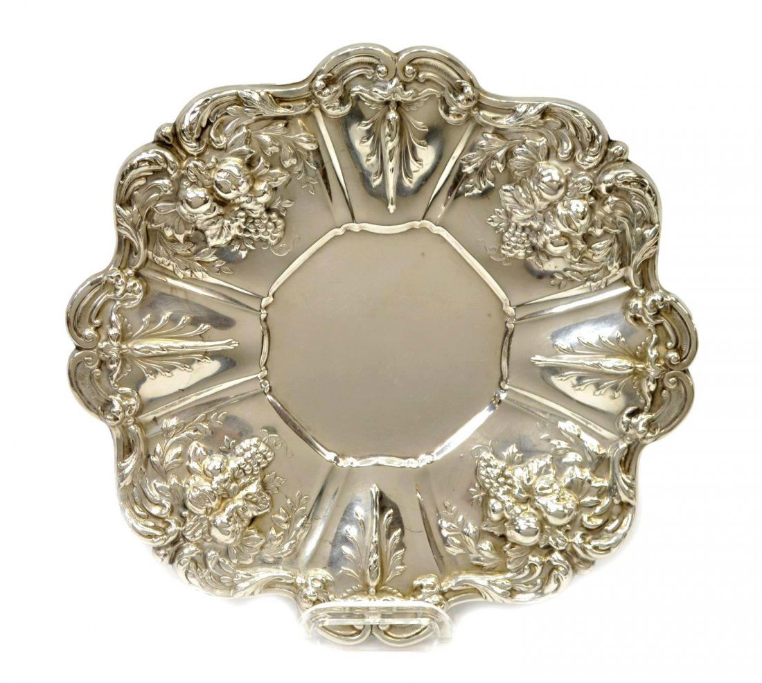 REED & BARTON FRANCIS I STERLING SANDWICH TRAY (1 of 4)