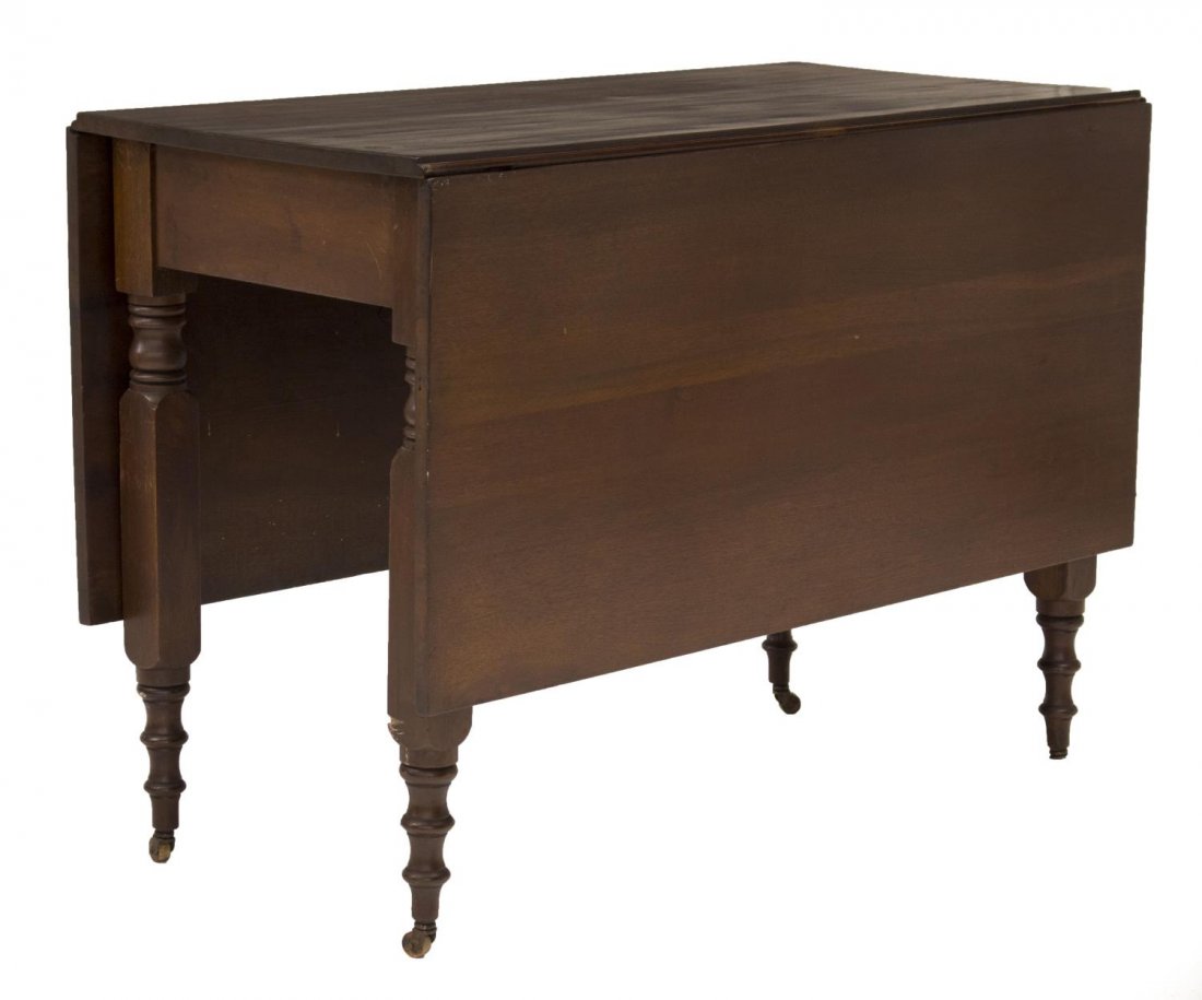 AMERICAN MAHOGANY EMPIRE COUNTRY DROP LEAF TABLE (1 of 4)