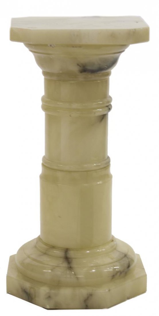 ITALIAN SCAGLIONE ALABASTER STAND (1 of 5)