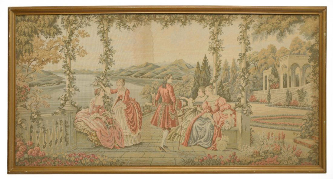 ITALIAN MACHINE WOVEN LOUIS XV STYLE TAPESTRY (1 of 6)