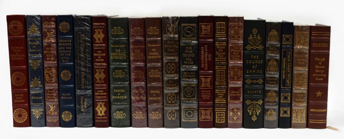 (19) COLLECTION OF LEATHER BOUND BOOKS (1 of 10)