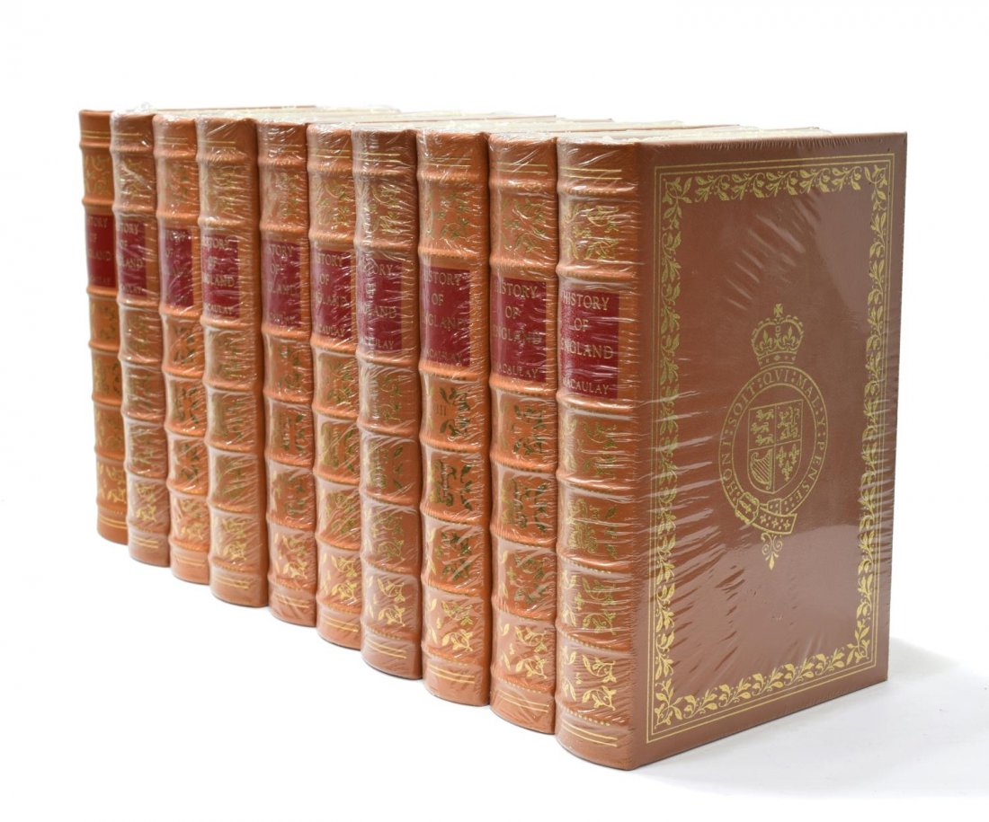 (10) COLLECTION OF ENGLISH LEATHER BOUND BOOKS (1 of 8)