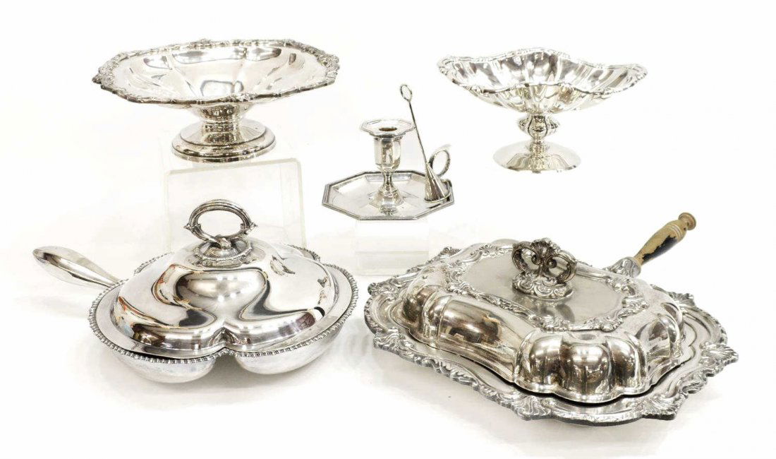 (7) COLLECTION OF SILVERPLATE SERVICEWARE (1 of 9)
