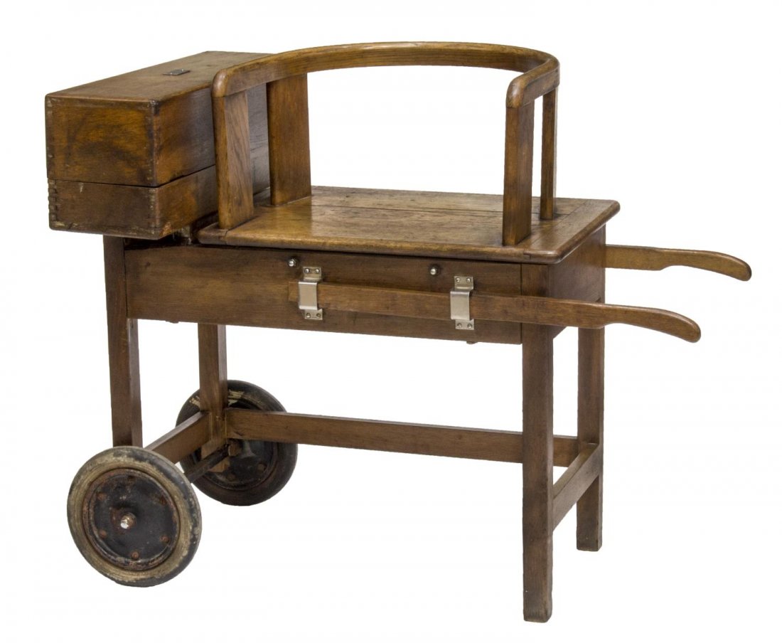 ENGLISH OAK HORSE JOCKEY SCALE (1 of 7)