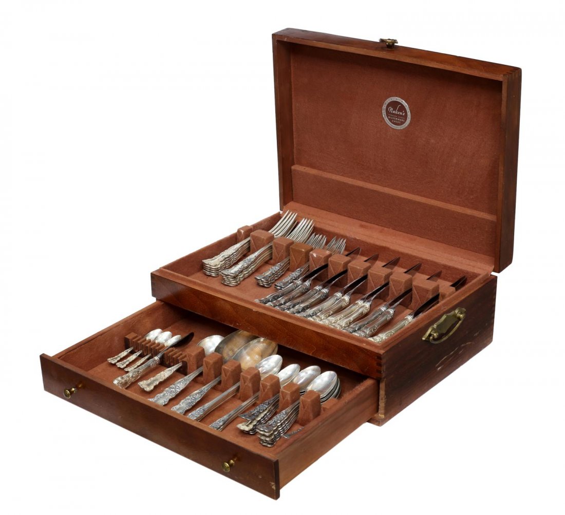 (60) GORHAM BUTTERCUP STERLING SILVER FLATWARE SET (1 of 6)