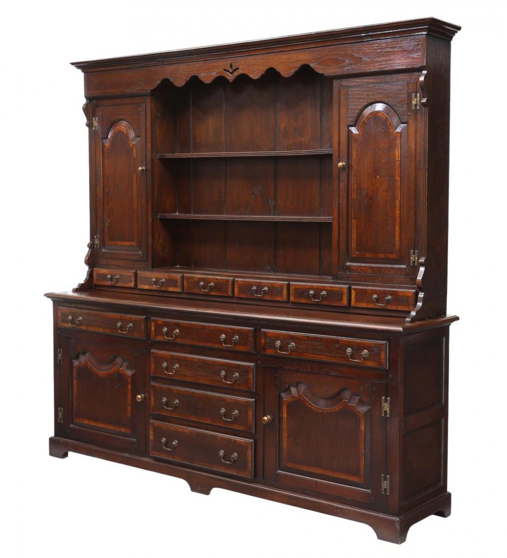 COUNTRY WELSH STYLE CUPBOARD, KITCHEN DRESSER (1 of 3)