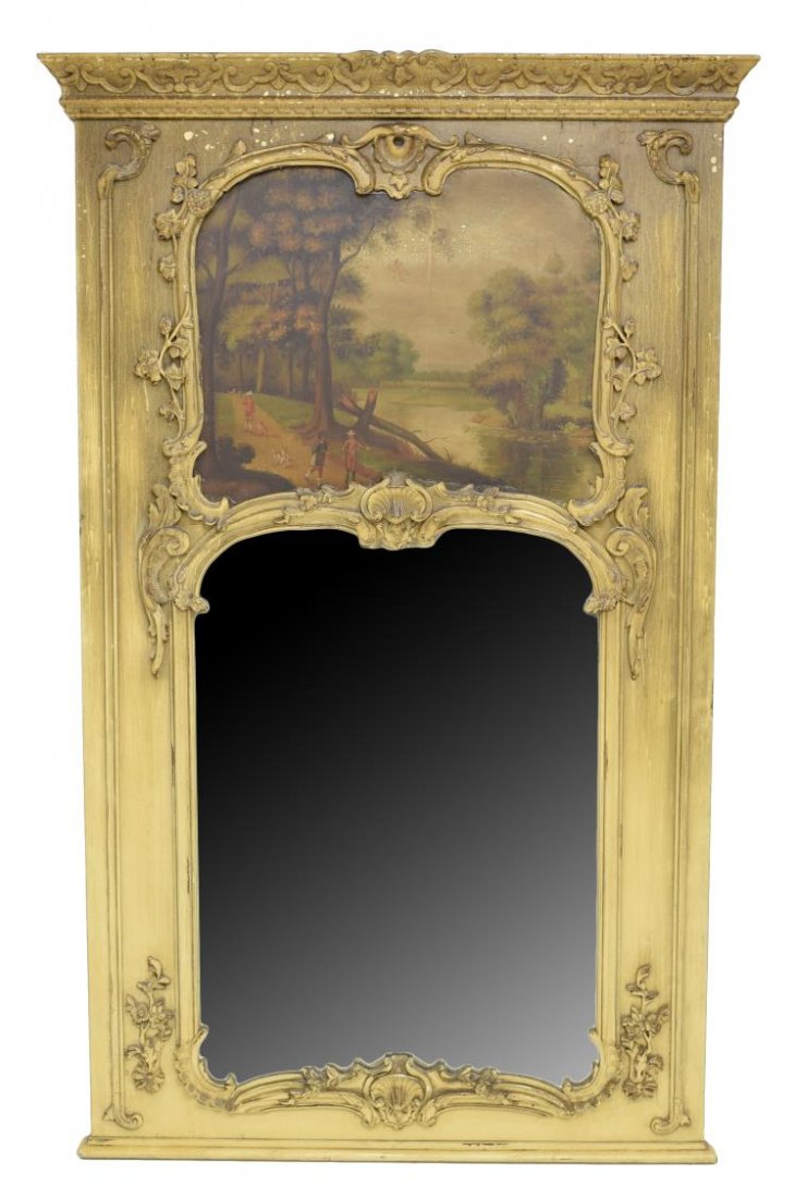 FRENCH TRUMEAU MIRROR (1 of 4)