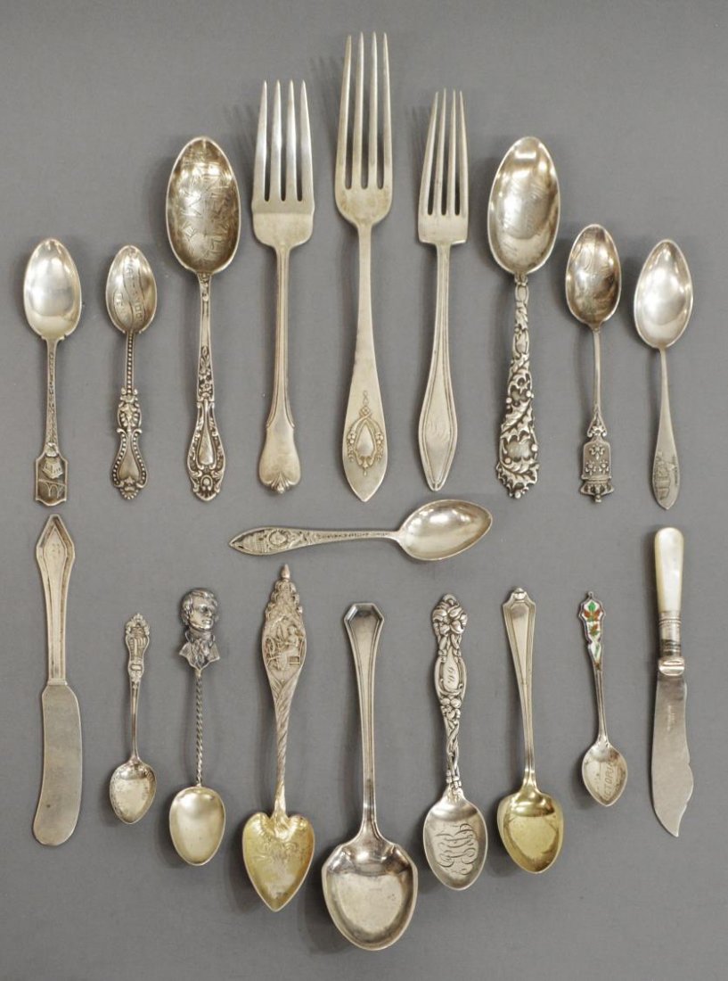 STERLING COLLECTORS SPOONS, DURGIN HOME & COUNTRY (1 of 7)