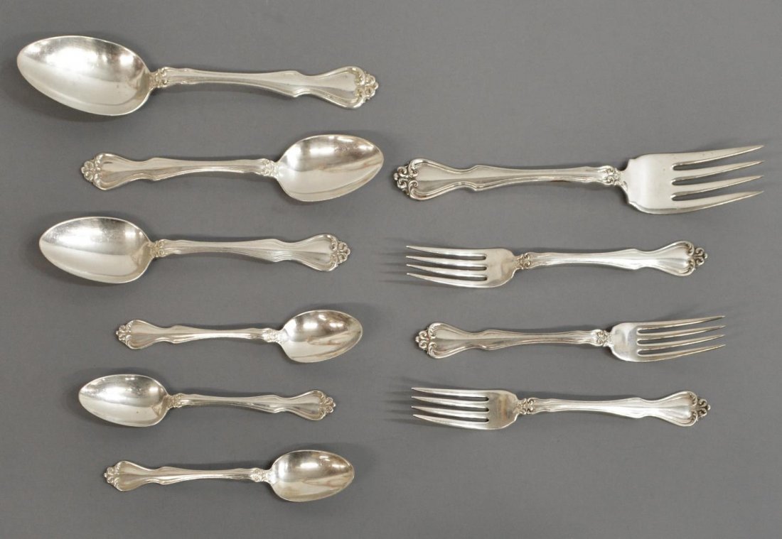 (10) WESTMORLAND GEORGE & MARTHA STERLING FLATWARE (1 of 6)