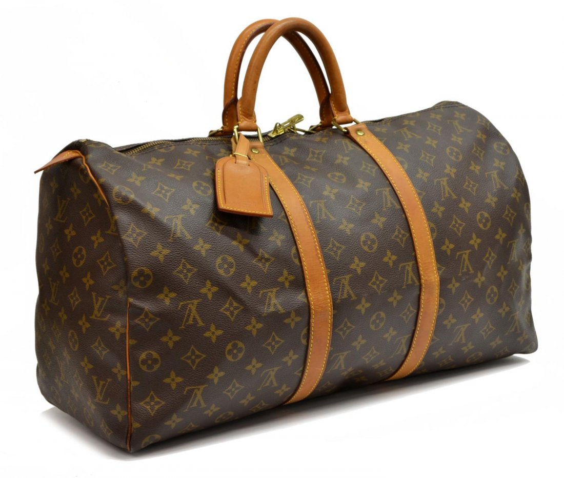 LOUIS VUITTON 'KEEPALL 50' MONOGRAM DUFFLE BAG (1 of 5)