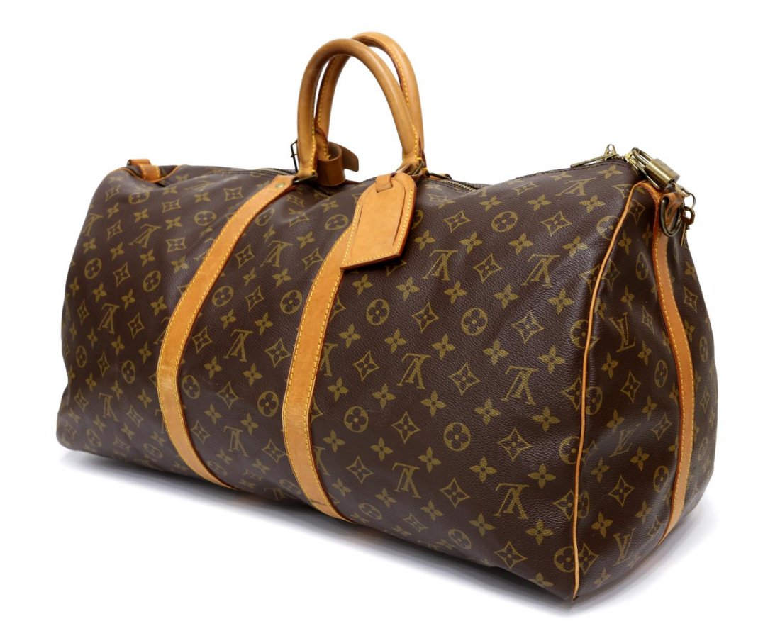 LOUIS VUITTON 'KEEPALL 55' MONOGRAM DUFFLE BAG (1 of 4)