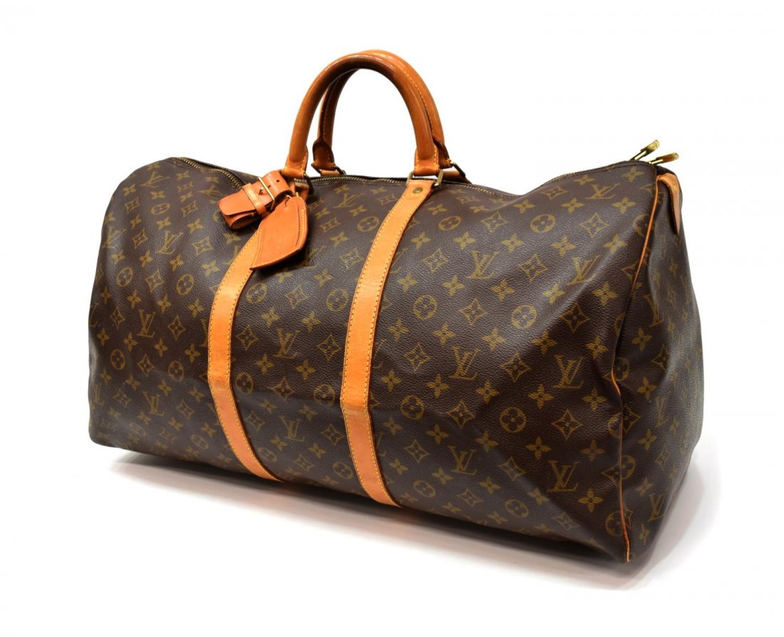 LOUIS VUITTON MONOGRAM 'KEEPALL 55' DUFFLE BAG (1 of 5)