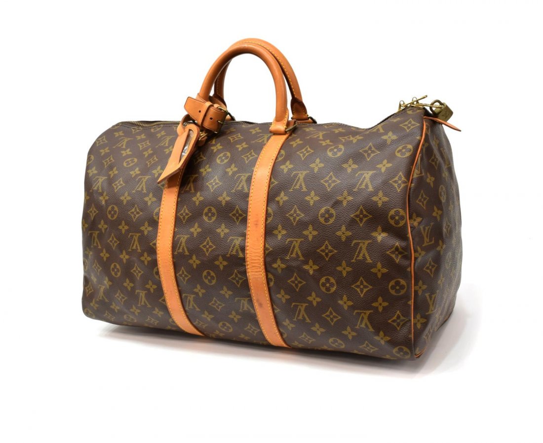 LOUIS VUITTON MONOGRAM 'KEEPALL 50' DUFFLE BAG (1 of 5)