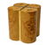 VLADIMIR KAGAN ATTRIB. BURLWOOD & BRASS TABLE BASE