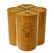 VLADIMIR KAGAN ATTRIB. BURLWOOD & BRASS TABLE BASE - 2