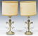 (2) SCIOLARI DESIGN ITALIAN MODERN TABLE LAMPS