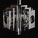 ITALIAN DESIGN STEEL 4-LIGHT CHANDELIER