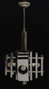 ITALIAN DESIGN STEEL 4-LIGHT CHANDELIER - 2